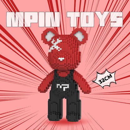 【32cm】M6644 Cute bear Q-pack bear