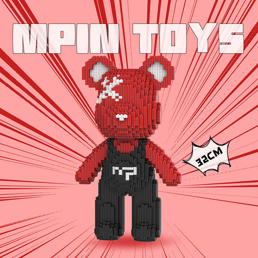 【32cm】M6644 Cute bear Q-pack bear