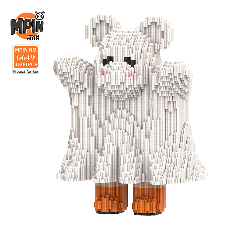 【33cm】M6648 Cute Ghost Medium Bear