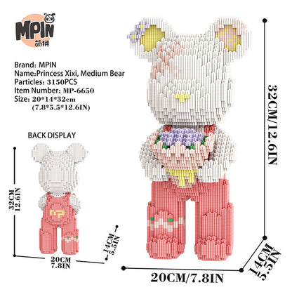 【32cm】M6650 Princess Xixi Medium Bear