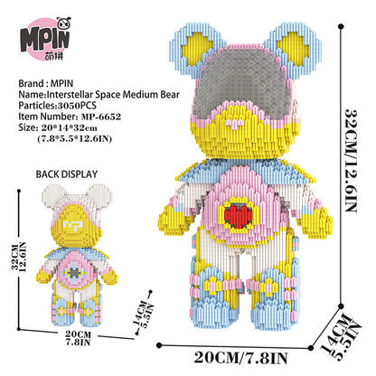 【32cm】M6652 Cute Bear -Little star bears