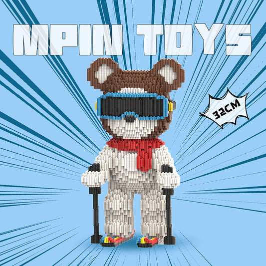 【32cm】M6672 Moxiebear-SkiBear