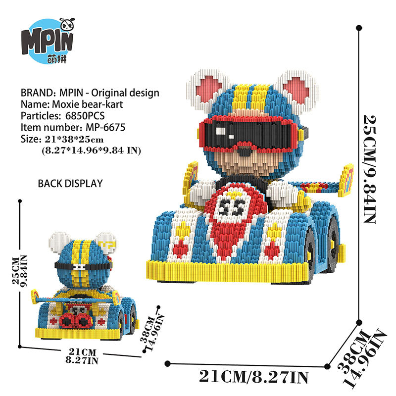 【25cm】M6675  Moxiebear-kart