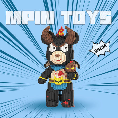 【34cm】M6676 Demon King Bear