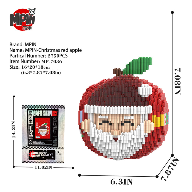 Christmas Red Apple 7036