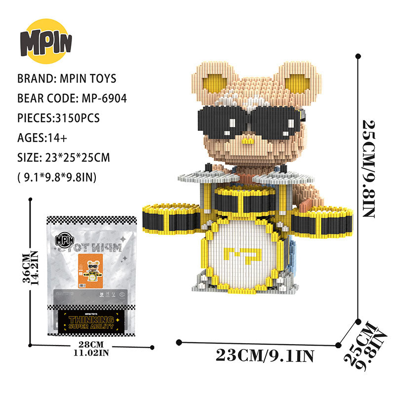 【25cm】M6904 Drummer Trumpet Bear（SY）