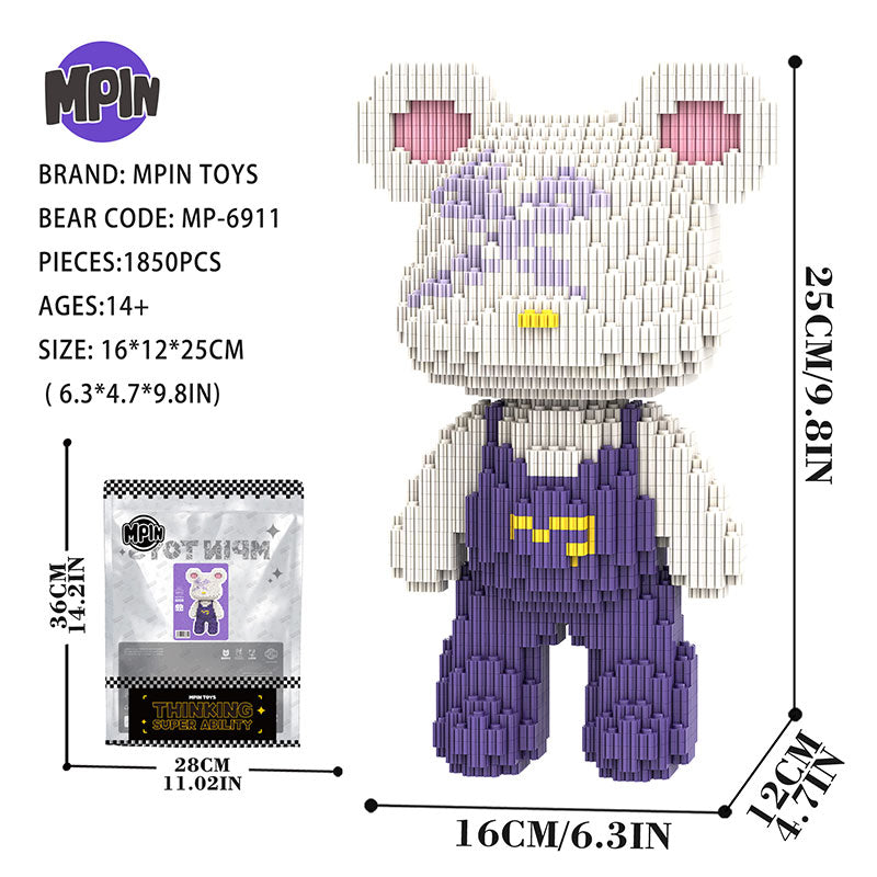 【25cm】M6911 Model 0 Suspenders Bear（SY）