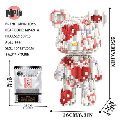 【25cm】M6914 Lovey Kissy Bear（SY）