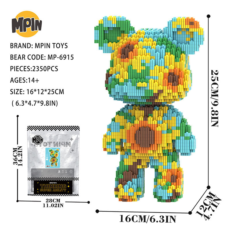 【25cm】M6915 Sunflower Bear（SY）