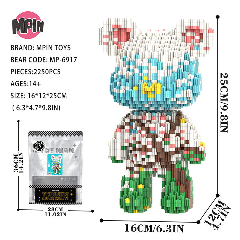 【25cm】M6917 plum blossom Bear（副本）