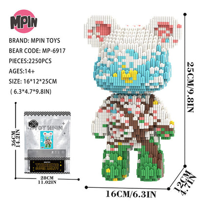 【25cm】M6917 plum blossom Bear（副本）
