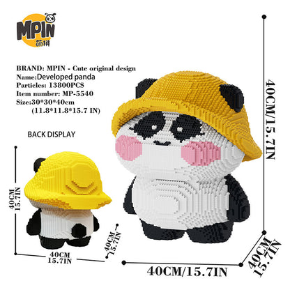 【40cm】M5540 (FitFitDa) Hat Panda