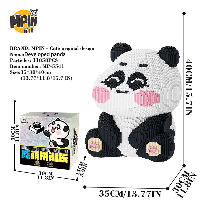 【40cm】M5541 (FitFitDa) Sitting Panda