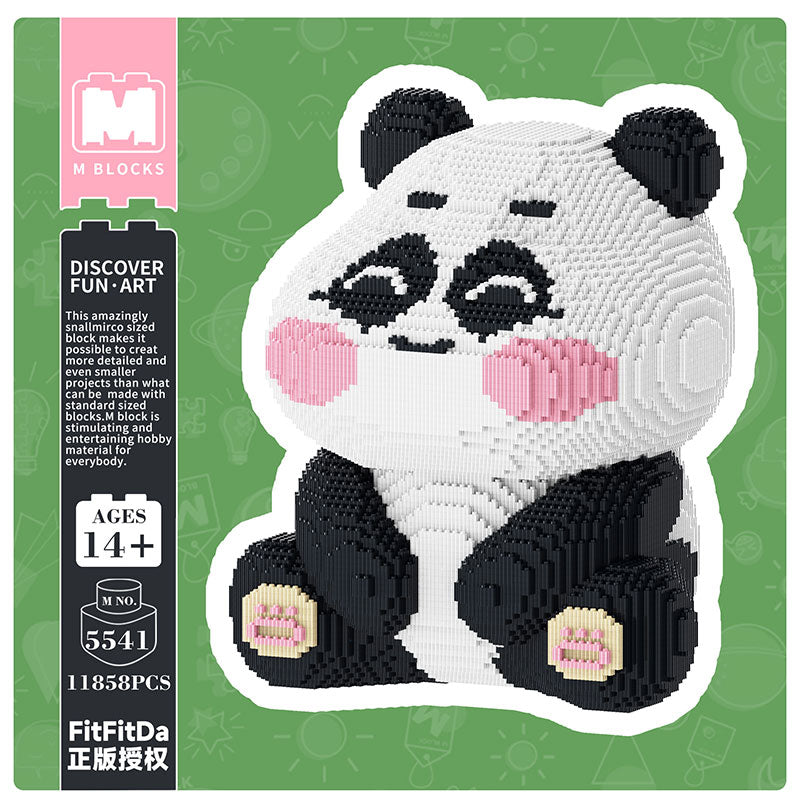 【40cm】M5541 (FitFitDa) Sitting Panda