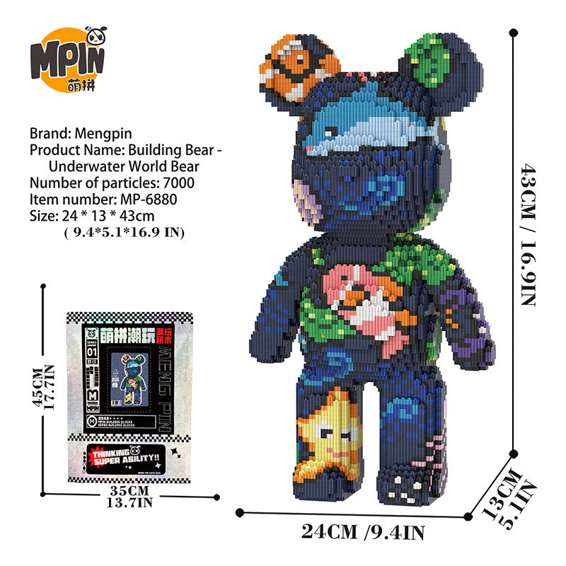 【43cm】M6880 Underwater World Big Bear