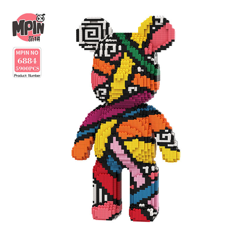 【43cm】M6884 Silk Seal Large Bear