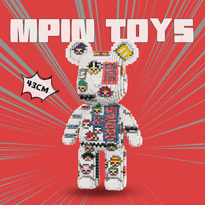 【43cm】M6885 Pirate Pixel Large Bear