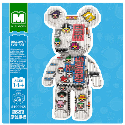 【43cm】M6885 Pirate Pixel Large Bear