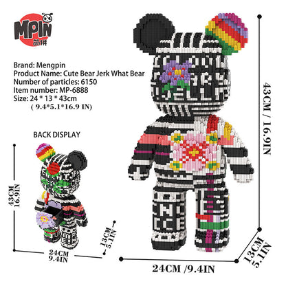 【43cm】M6888 Jerk Zaza Bear