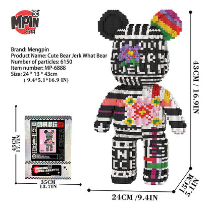 【43cm】M6888 Jerk Zaza Bear