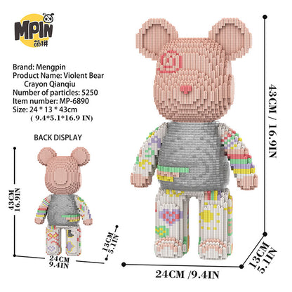 【43cm】M6890 Qianqian Princess Big Bear