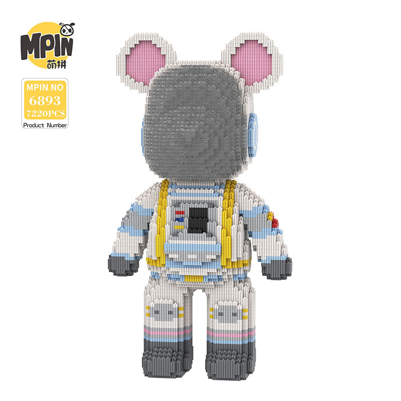 【43cm】M6893 Jade Rabbit Moon Landing Big Bear