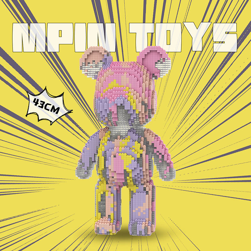 【43cm】M6894 Crystal Fluid Large Bear