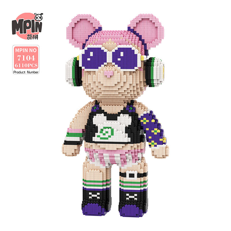 43cm】M7104 Rock Girl Big Bear – MPinStore
