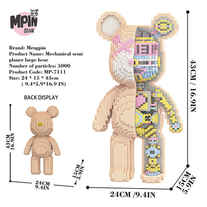 【43cm】M7111 Mechanical semi planer large bear