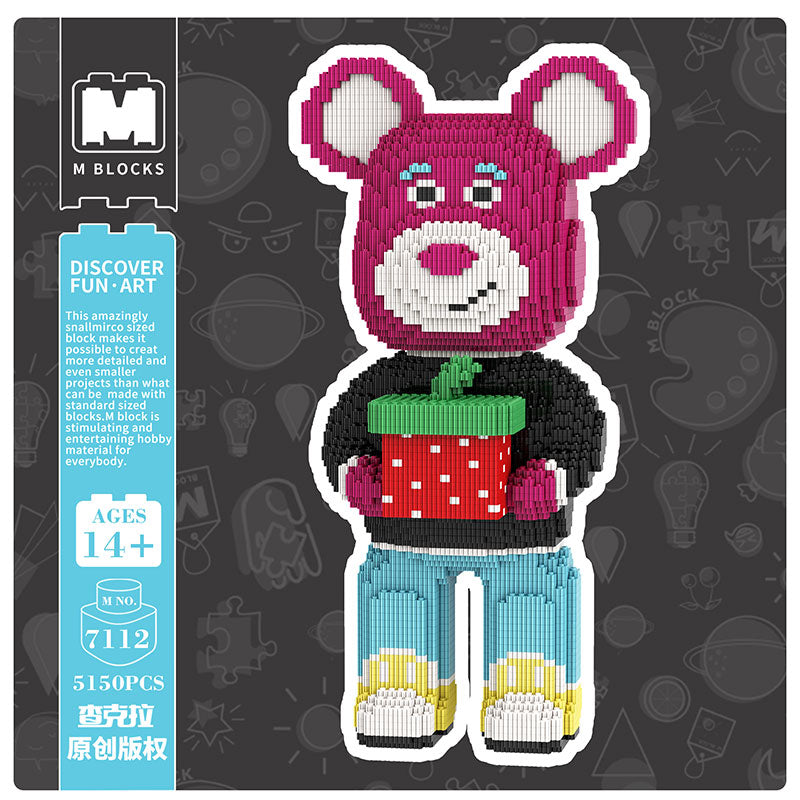 【43cm】M7112 Strawberry Boyfriend Big Bear