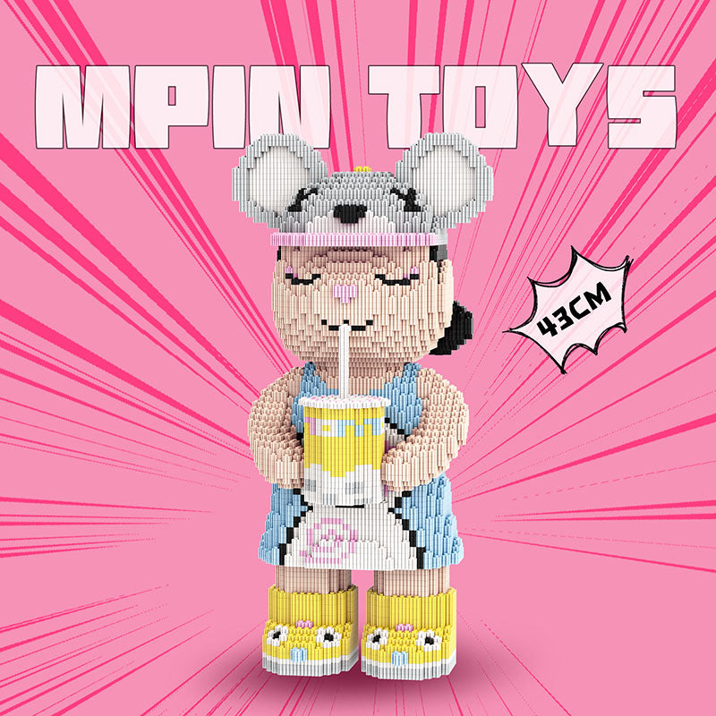 【43cm】M7115 Summer Milk Tea Big Bear