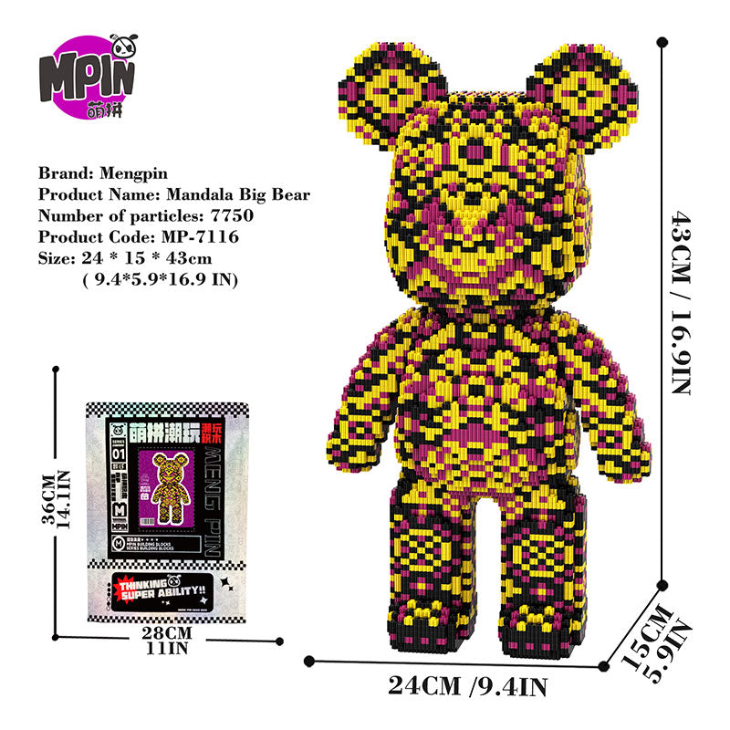 【43cm】M7116 Mandala Big Bear