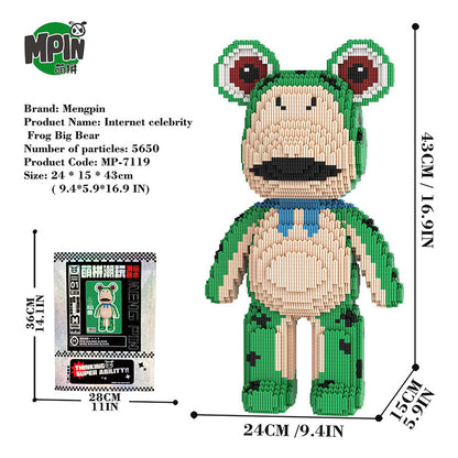 【43cm】M7119 Internet celebrity Frog Big Bear