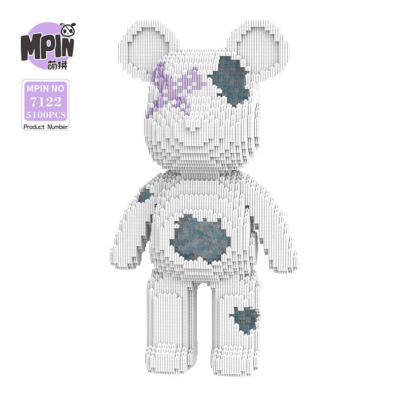 【43cm】M7122 Crystal Trendy Cool Big Bear