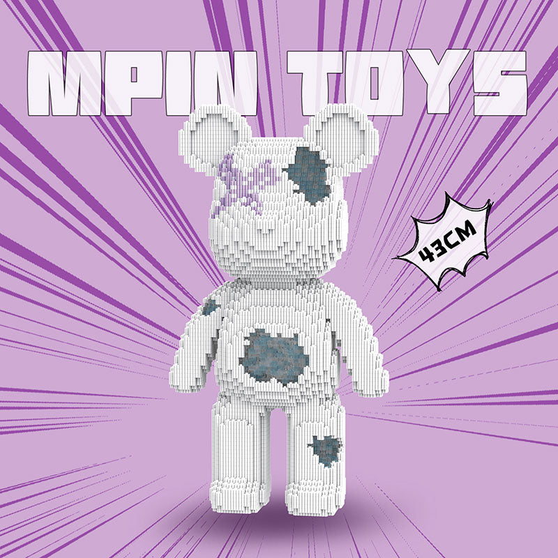 【43cm】M7122 Crystal Trendy Cool Big Bear