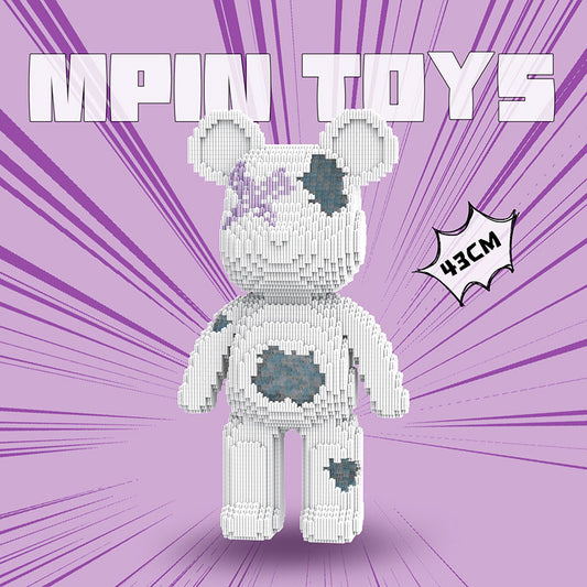 【43cm】M7122 Crystal Trendy Cool Big Bear