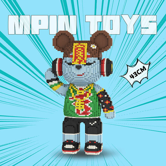 【43cm】M7124 :Zombie DJ Bear