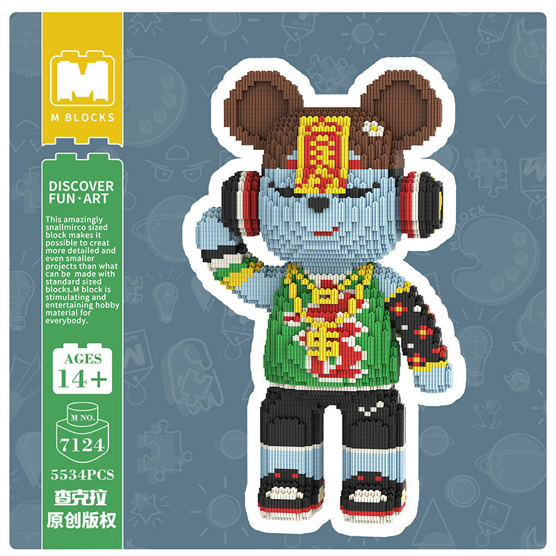 【43cm】M7124 :Zombie DJ Bear
