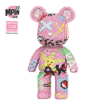 【43cm】M7128 Graffiti powder Big Bear