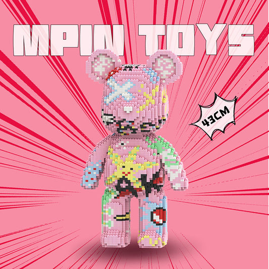 【43cm】M7128 Graffiti powder Big Bear