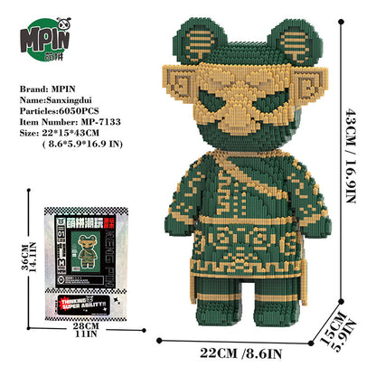 【43cm】M7133  sanxingdui bear