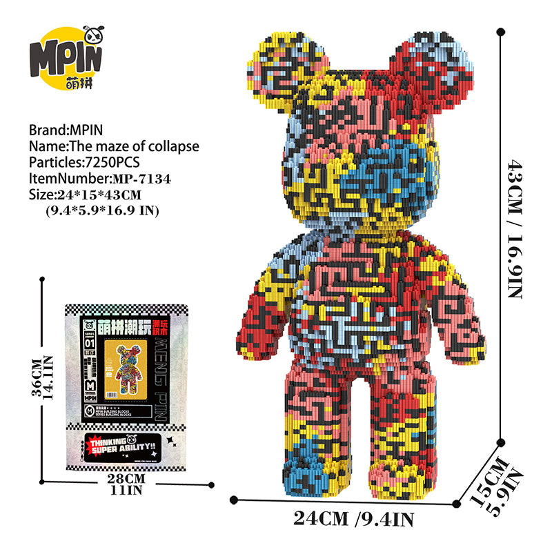 【43cm】M7134  Themaze ofcollapse