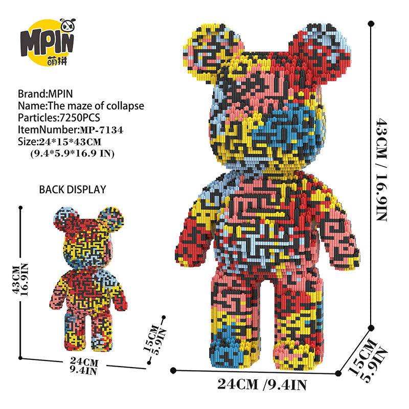 【43cm】M7134  Themaze ofcollapse