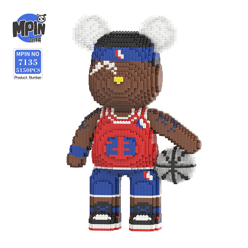 43cm】M7135 CuteBear-Basketballstar – MPinStore