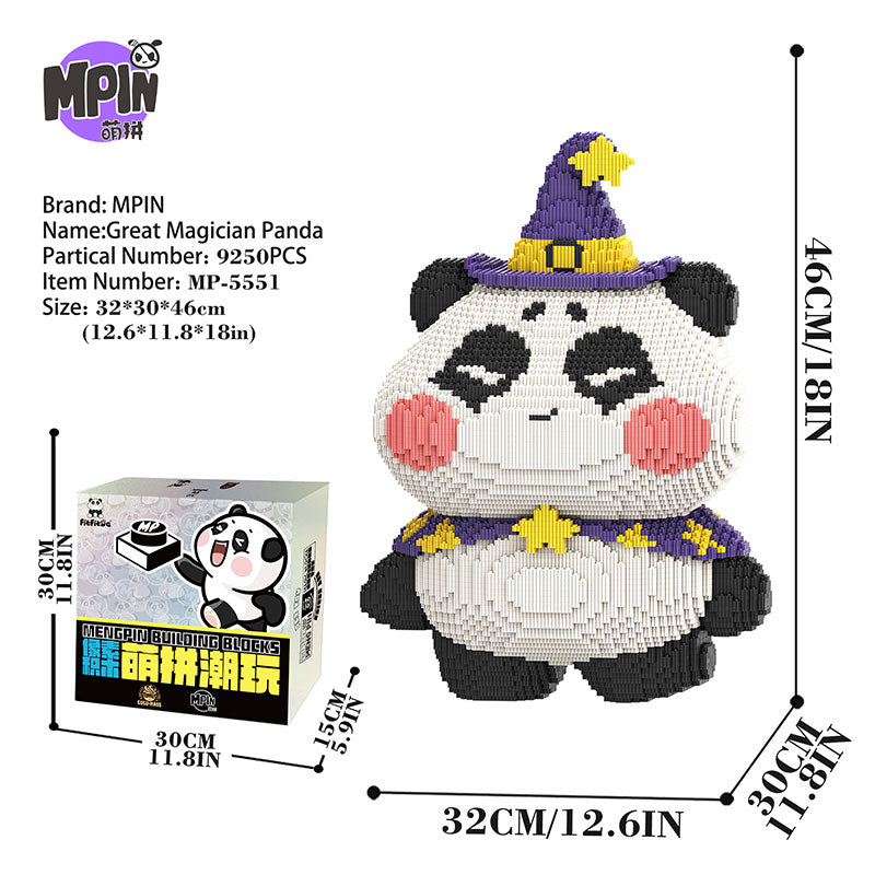 【46cm】 M5551(FitFitDa) Great Magician Panda