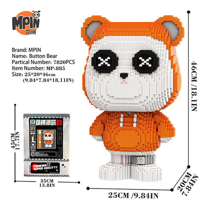 【46cm】M885 Button Bear