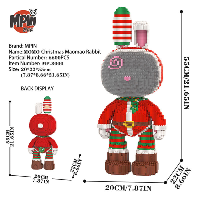 【55cm】M8000 Christmas Maomao Rabbit