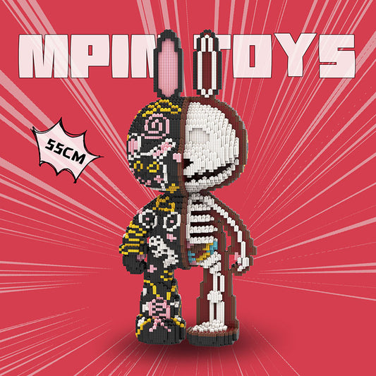 【55cm】M8003 Half resolved graffiti rabbit