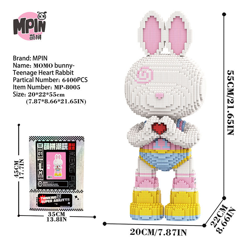 【55cm】M8005 Teenage Heart Rabbit