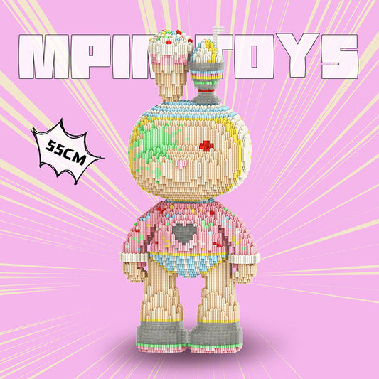 【55cm】M8009 Ice cream Christmas bunny